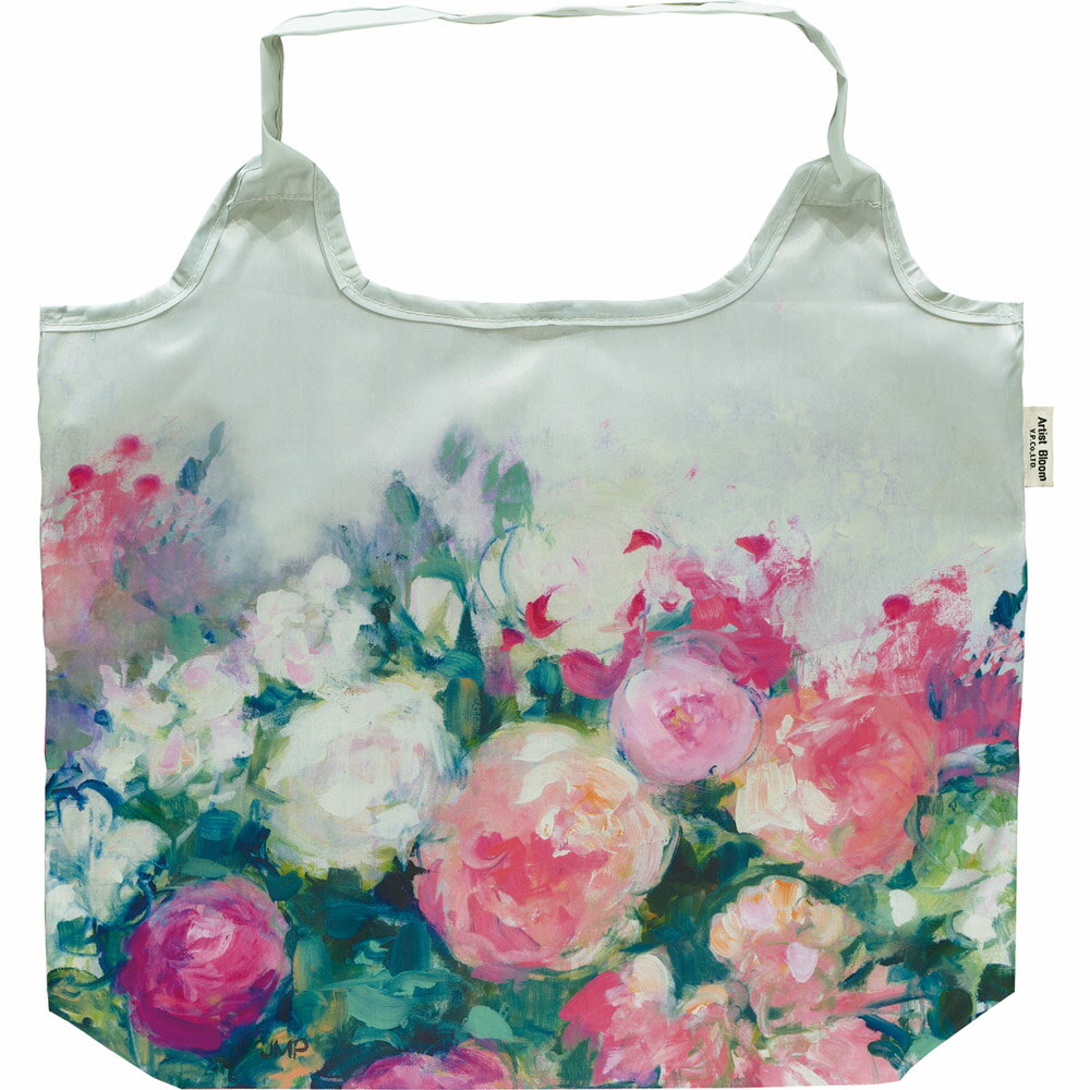 バッグ アーチストブルームシリーズ～クーラーエコバッグ～（ジュリア プリントン「ジューン アバンダンス」） ゆうパケット 花柄 かわいい 華やか フラワー 小物 Lサイズ