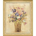 絵画 シェリー ブラム「ワイルド フラワーズ ベース2」 花 フラワー おしゃれ インテリア 壁掛け LLサイズ