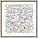 絵画 ハーディー「ストロンガー トゥゲザー」 羊 ひつじ かわいい おしゃれ 壁掛け 額付き ギフト 3Lサイズ