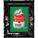 絵画 オイル ペイント アート 〜ペンキ デコフレーム シリーズ〜「キャット カン」 猫 動物画 壁掛け 額付き 油絵 カラフル ギフト おしゃれ かわいい イ...