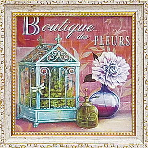 ゆうパケット ミニ ゲル アートフレーム アンジェラ スターリング 「ピオニーブティック」/インテリア 飾る 額入り 油絵 ポスター アート 印象派 直筆 ビー...