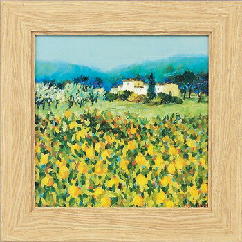 【スーパーSALE10%OFF】絵画 ヘーゼル ベーカー レモン グローブ トスカーナ/インテリア 額入り 額装込 風景画 油絵 ポスター アート アートパネル...