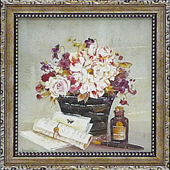 ゆうパケット ミニ ゲル アートフレーム キャサリン ホワイト 「ソングバードジャーナルズ」/インテリア 飾る 額入り 油絵 ポスター アート 印象派 直筆 ビ...