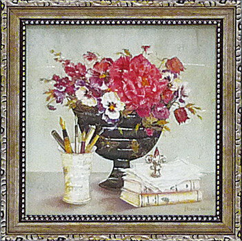 ゆうパケット ミニ ゲル アートフレーム キャサリン ホワイト 「バタフライジャーナルズ」/インテリア 飾る 額入り 油絵 ポスター アート 印象派 直筆 ビー...