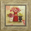 最大100%ポイントバック!限定抽選 絵画 キャサリン ホワイト お気に入りの花屋/インテリア 額入り 額装込 風景画 油絵 ポスター アート アートパネル リ...