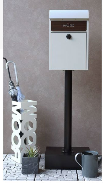 お買い物マラソン!「正規品」スタンドポスト Gilda ジルダ グレー SDM-013  / グレージュ SDM-014 ※代引き不可 ※北海道は別途送料1500円 ※沖縄・離島は不可 [2]