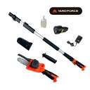 お買い物マラソン!【当店では更にポイント5倍!進呈中】★クーポンで1500円OFF! YARD FORCE 12Vコードレス高枝チェーンソーミニ L...