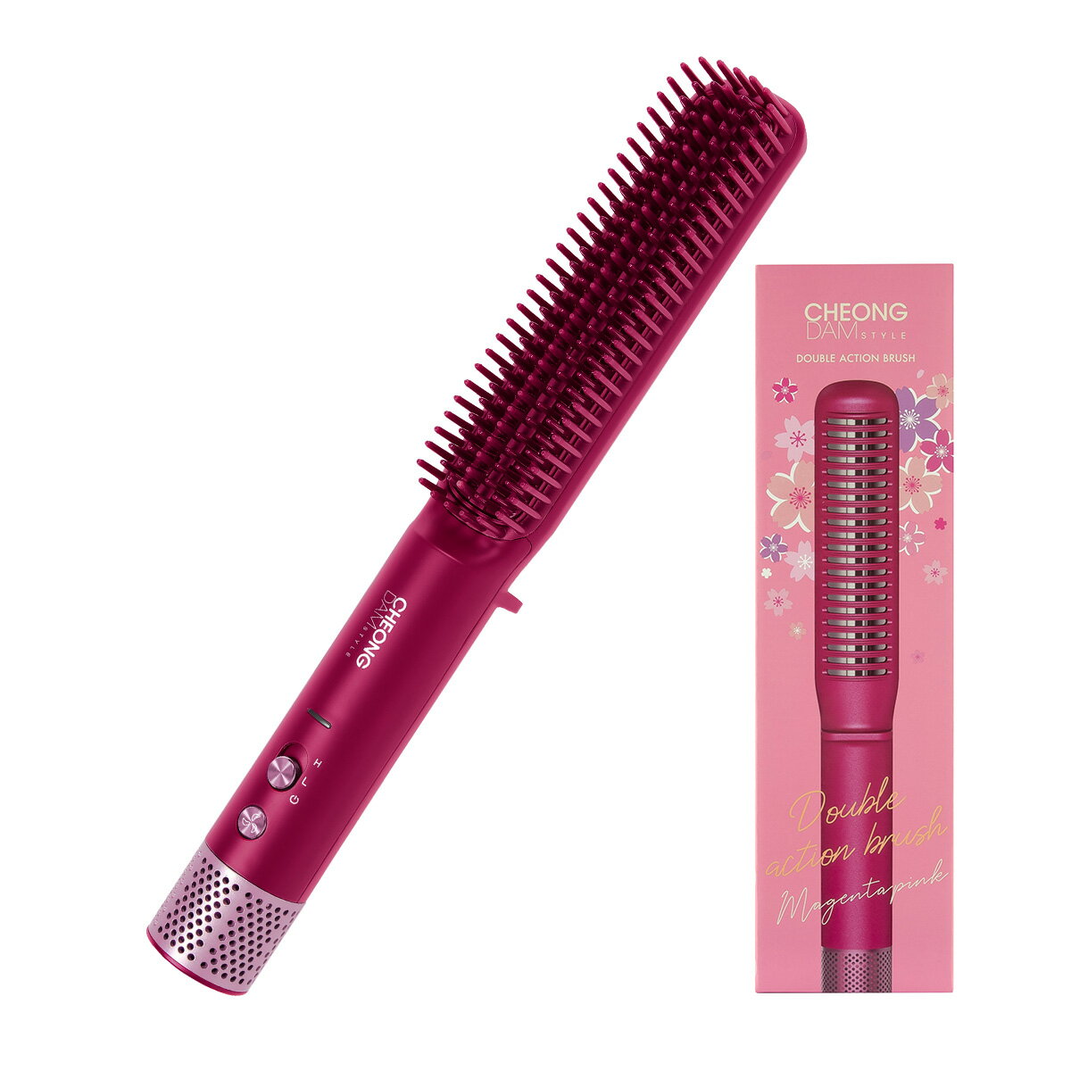 チョンダムスタイル ダブルアクション ヘアブラシ