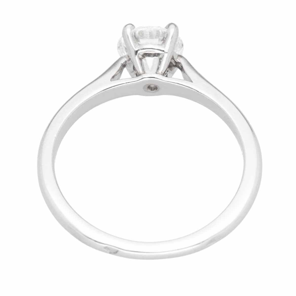 Cartier カルティエ ダイヤ(0.66ct G-VVS2) ソリテール 1895 リング Ref.N4163600 ...