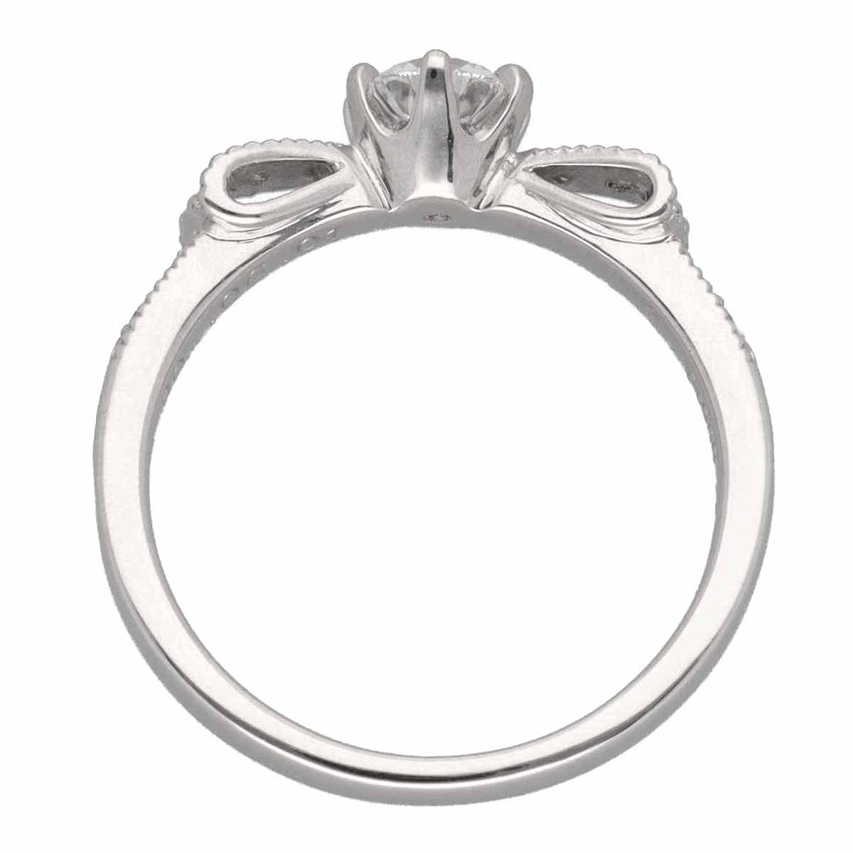 forevermark フォーエバーマーク ダイヤモンド(0.30ct D-VS1-blacklabel)　ピンクダイヤモンド(0.01ct)ダイヤモンド(0.06ct) リング Pt900 プラチナ 日本サイズ約7号 #47 鑑定書【送料無料】指輪【中古】22700907