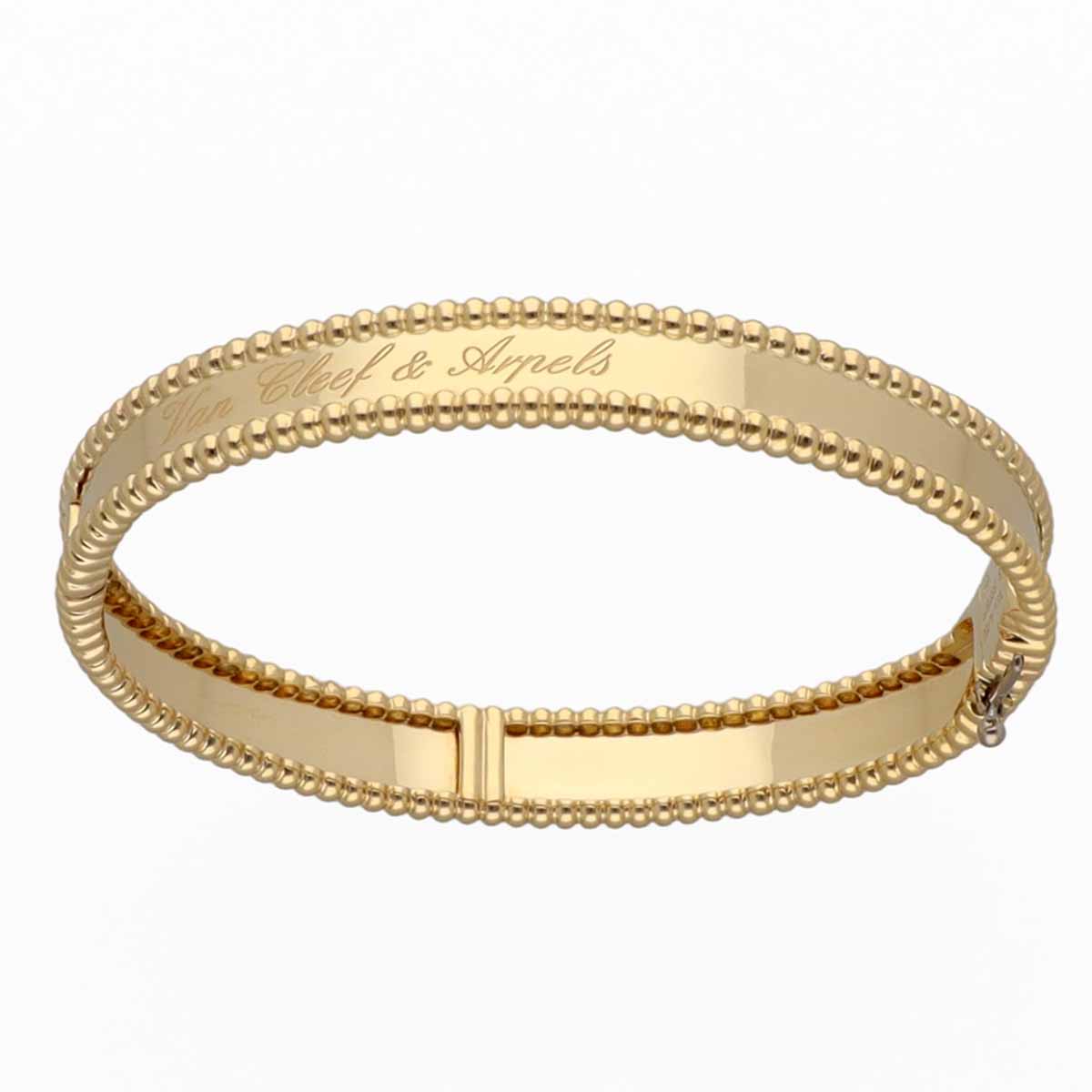 VanCleef&Arpels ヴァンクリーフ&アーペル ペルレ シニアチュール ブレスレット スモールモデル 16cm 7..
