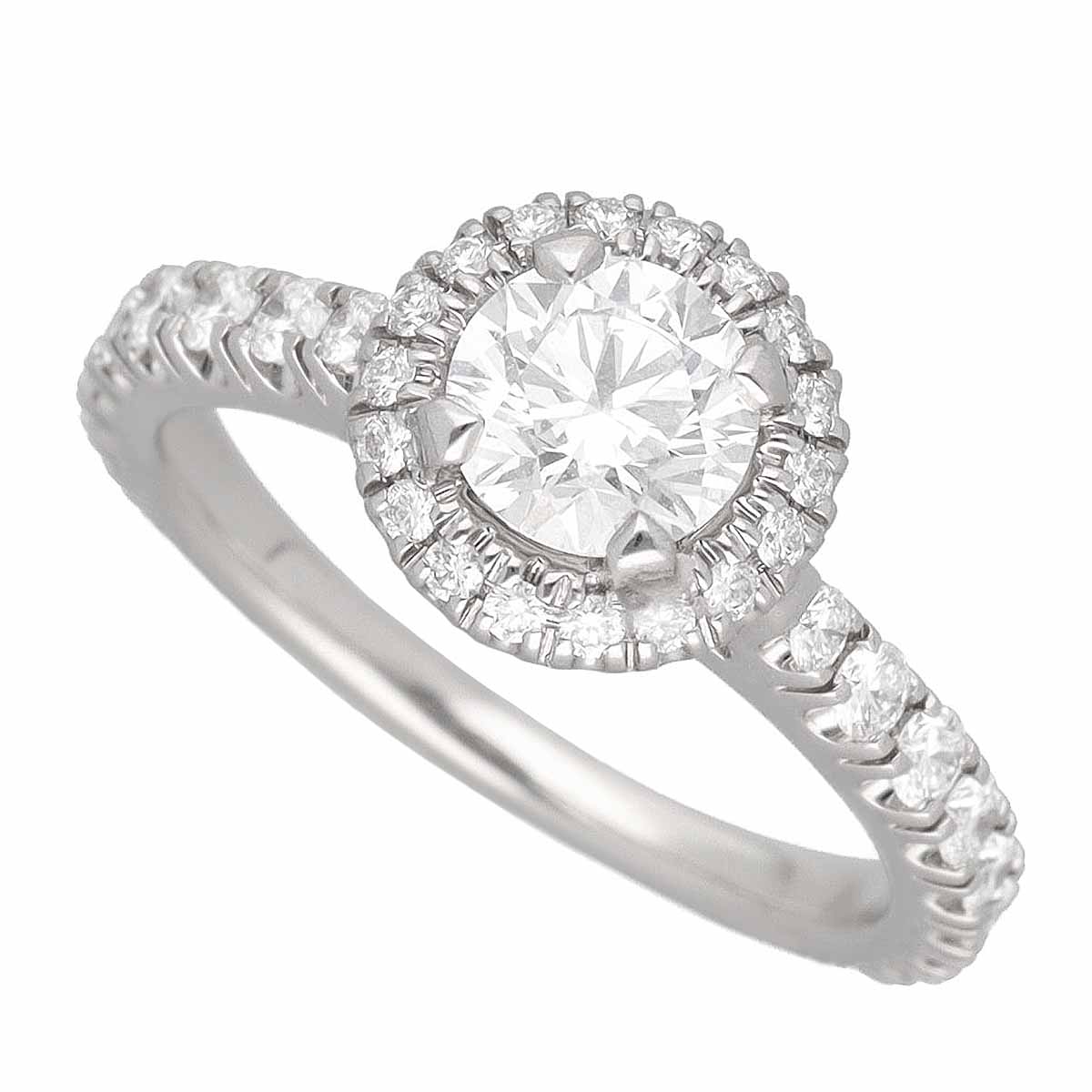 Cartier カルティエ デスティネ ソリテール ダイヤ(0.56ct F-VS1-Ex) リング N4246...