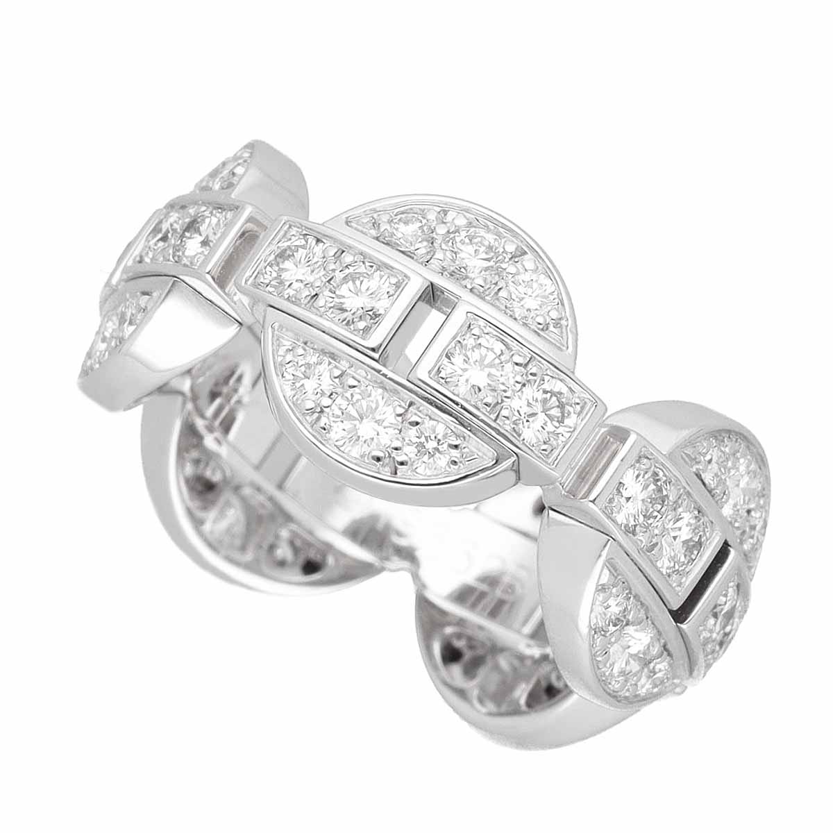Cartier カルティエ ダイヤ イマリア リング 750 K18 WG ホワイトゴールド 日本サ...