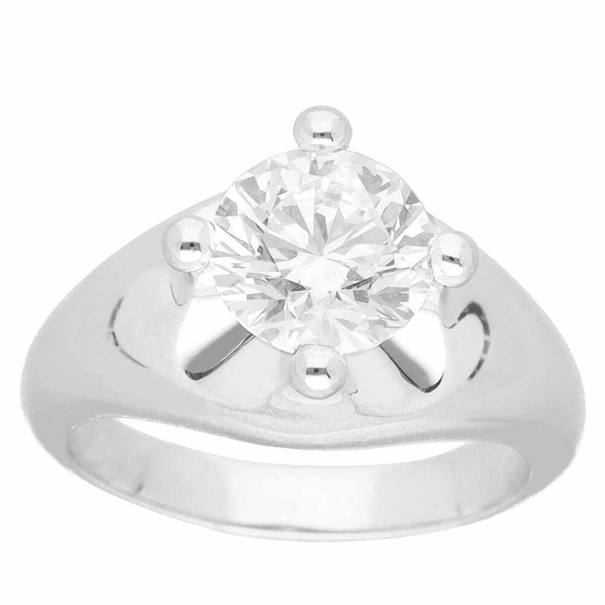 BVLGARI ブルガリ コロナ ダイヤモンド(1.67ct D-VS1) ソリティア リング 323743 サイズ約9号 #49 Pt950 プラチナ Made In Italy【送料無料】指輪 ソリテール【中古】21230101