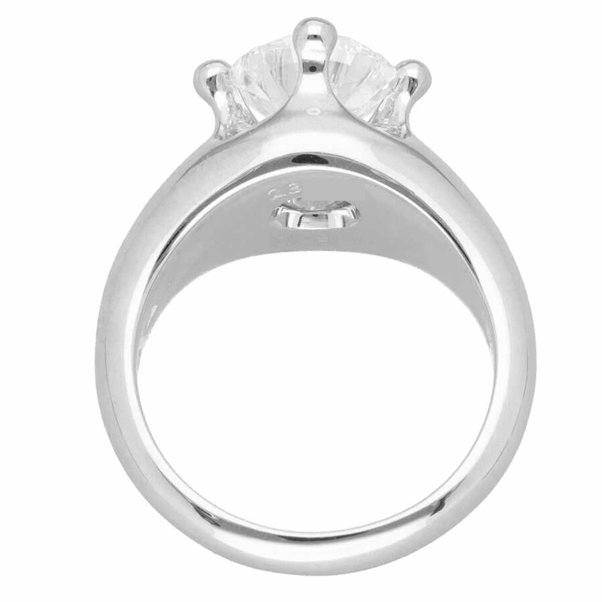 BVLGARI ブルガリ コロナ ダイヤモンド(1.67ct D-VS1) ソリティア リング 323743 サイズ約9号 #49 Pt950 プラチナ Made In Italy【送料無料】指輪 ソリテール【中古】21230101