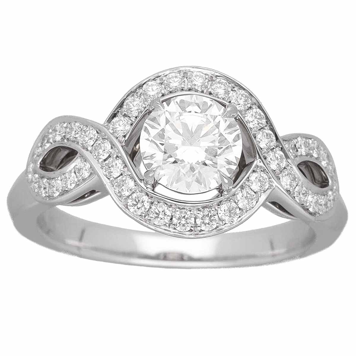 HARRY WINSTON ハリーウィンストン ダイヤ(0.70ct E-VS2-3EX) リリークラスター ・バイ・HW リング PT950 約8号 #48 HW GIA鑑定書22400606