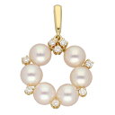 MIKIMOTO ~Lg p[(a5.25mm)_Ch(0.11ct) y_ggbv 750 K18 YG CG[S[hyzgbvyÁz24060227