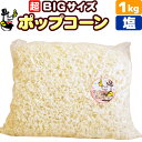 ［完成品］業務用 ポップコーン 塩味［約30L］ 1kg（1kg×1）約50人分［バザー イベント 文化祭に最適］［おもしろ 縁日 子供 子供会 景品 お菓子 お返し 二次会 ポップコーンフレーバー 材料 サプライズ 誕生日 プレゼント 祭］の商品画像