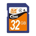 TeamSDHCカード 32GB class4／TG032G0SD24X