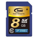 TeamSDHCカード 8GB class10／TG008G0SD28K