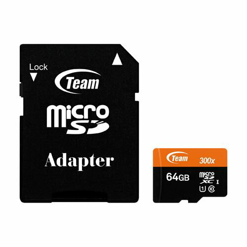 Teamy`[z microSDXCJ[h UHS-I@64GB^TUSDX64GUHS03ylR|XΉ@350~zyJAN@4571381794247z