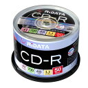 RiDATA CD-Rデータ用 48倍速 700MB プリンタブル　50枚　スピンドル／CD-R700WPX50CK C