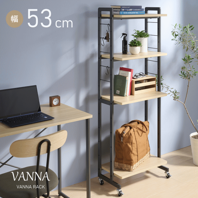 ラックキャスター付きゴミ箱ダストボ...