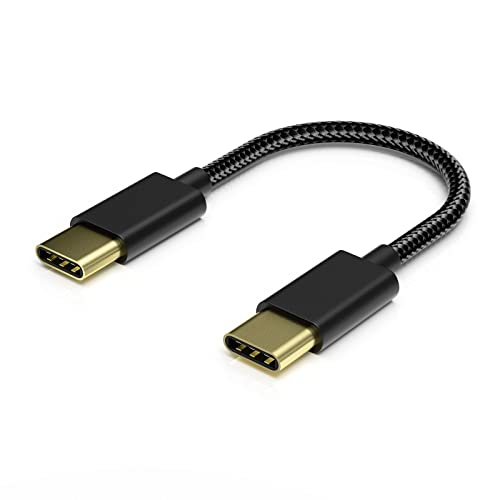 ネムクルのokcsc C4T OTGケーブル オーディオ Type-C（オス）to Type-C（オス）デコーダー 音質向上 ポータブルDACアンプ、スマホ、DAC/ヘッドホンアンプに適合する｜アングル2