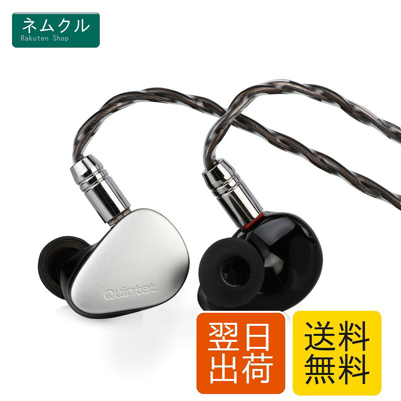 Sound-Isolating Type - LINSOUL Kiwi Ears Quintetハイブリッド型(1基DLCダイナミック+2基BA+1基PZT+1基平面駆動(MPT))HIFIハイエンドイヤフォン 3.5mmジャック HIFI音質 重低音 ノイズキャンセリング ステレオイヤホン シルバーイヤホン 有線イヤホン 快適な装着感 人間工学に基づく設計 遅延なし
