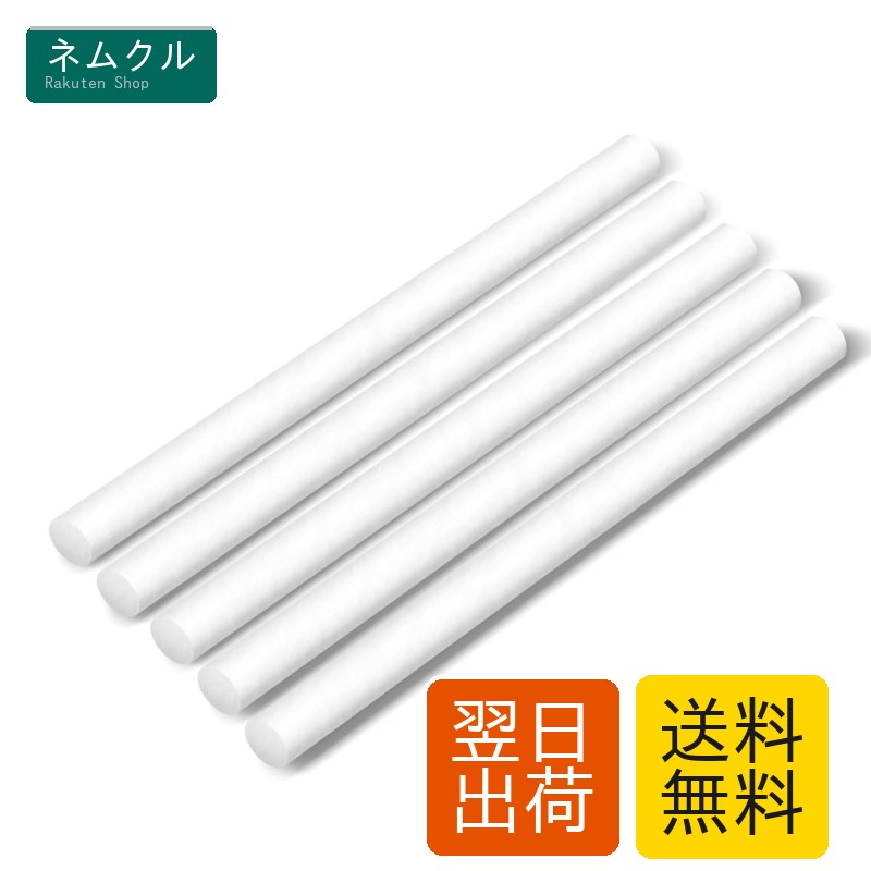 KMJ 綿棒 卓上加湿器専用 超吸水 給水芯 交換フィルター 超音波式 小型 卓上 加湿器 汎用品 ロングサイズ 自由裁断可 (15x0.8cm 5本入り)