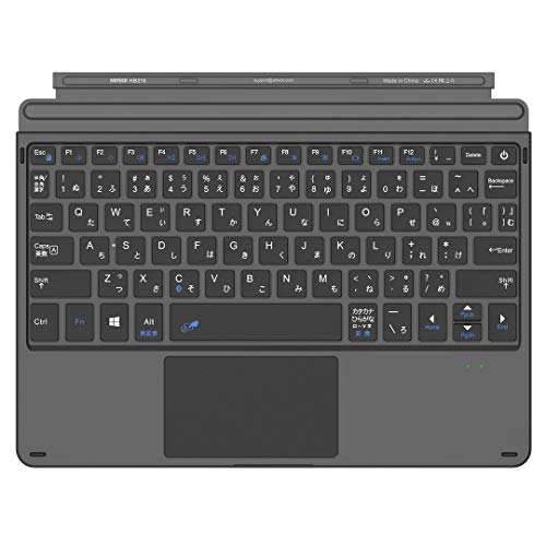 Arteck マイクロソフト Surface Go タイプ カバー, Bluetooth キーボード薄型 タッチパット搭載 ワイヤレスキーボードSurface Go3（2021）、Surface Go2（2020）、Surface Go対応 内蔵バッテリー充電式
