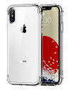 iPhoneXsMax ケース HD全透明 米軍MIL規格 超耐衝撃 『 360°エアバッグ、半密閉音室 』〔 画面 ? レンズ保護、滑り止め、ストラップホール 〕薄型 Qi充電 超軽量 衝撃吸収 HQ?TPU クリア カバー