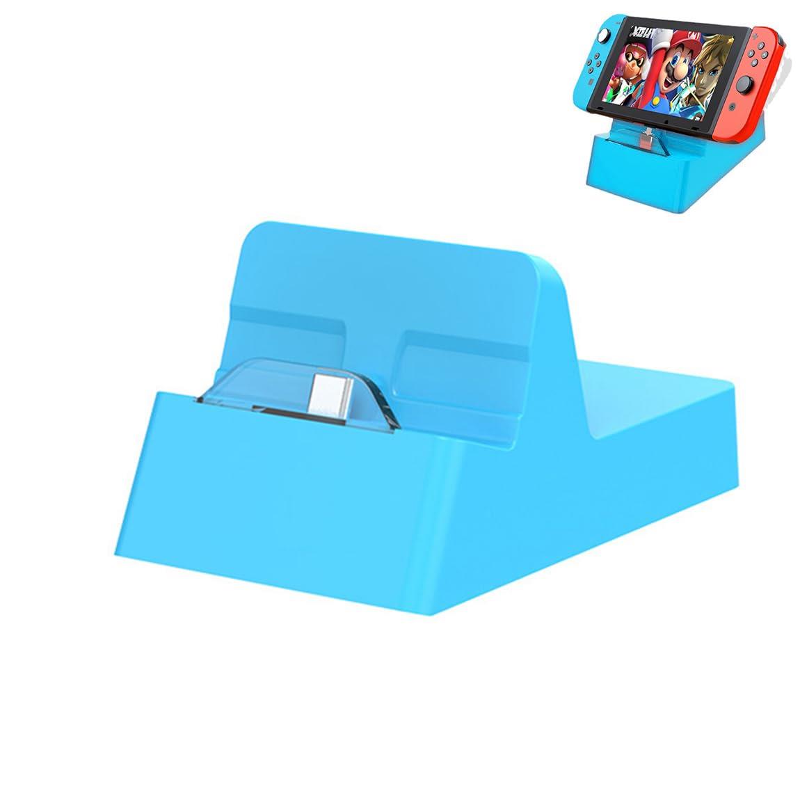 【Zacoora最新HDMI出力・4K1080p対応】Switch OLED/Switchドック 充電スタンド 直接にTV出力 ミニドック hdmi変換アダプター切り替え イッチ小型 Switch 有機ELモデルSwitch lite対応のUSBポート&Type-Cポート 日本語説明書付き