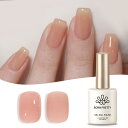 BORN PRETTY ジェルネイル シアーカラージェル ゼリー ナチュラルピンク 透明感あり 15ml UV/LED対応 ポリッシュタイプ セルフジェル ジェルネイル カラー