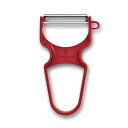 VICTORINOX(ビクトリノックス) RAPIDピーラー 波刃 芽取り付きの皮むき器 10.9cm 波刃 レッド 柔らかい果物の皮むきから硬い食材まで使える 6.0933.1