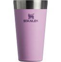 STANLEY(スタンレー) スタッキング真空パイント 0.47L ライラック 真空断熱タンブラー ステンレス コーヒー 保温保冷 ビール アウトドア スポーツ観戦 食洗機対応