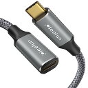 CLEEFUN USB C 延長ケーブル 短い/0.5m USB 3.1 Gen2(10Gbps) Type c 延長ケーブル 50cm 100W/5A PD急速充電 タイプC 延長ケーブル Cタイプ 延長コード 高耐久ナイロンラップトップ/タブレット/スマートホン/ハブに接続/カメラなどUSB-Cデバイスに対応