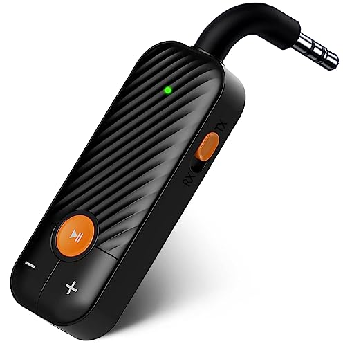 【受信・送信※一台二役】 このYaizK Bluetooth5.2 トランスミッター＆レシーバーは、送信と受信機能があり、自由に切り替えることができます。送信機で使う場合（TXモード）：Bluetooth非対応のオーティオプレーヤーやテレビなどをワイヤレス化；受信機で使う場合(RXモード)：Bluetooth非対応のイヤホンやスピーカーなどをワイヤレス化。持ち運びに便利で、使いやすく、ワイヤーの束縛を完全に排除します。【Bluetooth5.2チップ】このYaizK Bluetooth5.2 トランスミッター＆ レシーバーはは、高性能Bluetooth5.2チップを搭載し、安定、Bluetooth4.2と比較し、各段に性能アップ！遅延拒否、フリーズ、複数のBluetoothバージョンとの互換性：5.1/5.0 / 4.2 / 4.1/4.0デバイスと自動的な下位互換性があります。【プラグは曲げることができ】弾力性の高いゴム素材でできており、プラグは曲げることができ、壁掛けテレビ、スピーカー、その他の狭い環境向けの配慮されたデザイン、柔らかく柔軟で、長時間の使用が可能です。このBluetoothミュージックアダプターは、充電中に使用できます。6-12時間の長時間再生をお楽しみいただけます。【自由な視聴スタイル】SBCハイレゾオーディオデコードをサポートし、ワイヤレス伝送の音質損失とノイズフロアを低減し、音質をクリアし、音質を復元し、美しい音楽を楽しむことができます。障害物がない場合、伝送距離は10メートルです。静かな夜でも防音がよくない場所でも周りに迷惑をかけずにアニメや番組などを安心して鑑賞できます。【使用簡単】面倒な配線をいじくらなくても、ワイヤレス接続に対応していない機器をワイヤレスで使用できます。赤と青の2色信号インジケーター付き、連続の状態を簡単にわかります。コンピュータ、テレビ、セットトップボックス、ヘッドホン、スピーカー、アンプなどで一般的に使用される3.5MMオーディオ入出力をサポートします。これにより、日常のオーディオ、ビデオ、スポーツシーン、音楽再生、通話などの機能を満足します。Bluetoothに対応していないテレビに最適です！