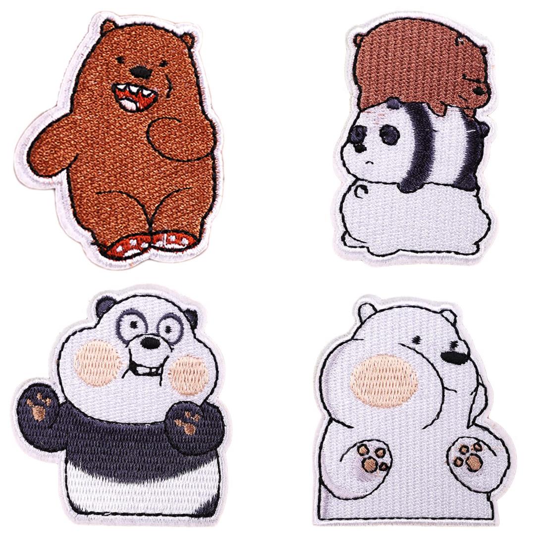 アップリケ 刺繍アイロン ワッペン おしゃれ 可愛い装飾 動物 接着アップリケ パッチDIY服 アク
