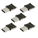 chenyang USB C OTGアダプター USB C オス - USB 2.0メス ウルトラミニサイズコネクターアダプター 5個パック