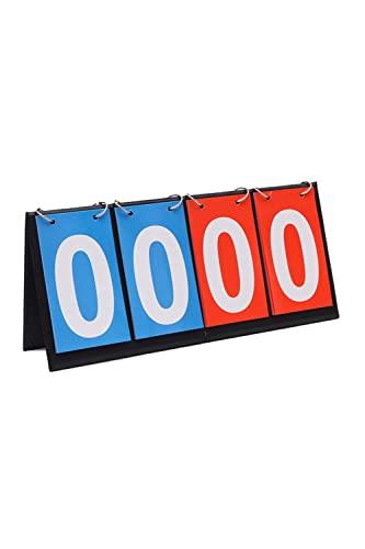 YFFSFDC スコアボード 4桁 得点板 得点ボード 折り畳み可 防水加工 携帯便利 スポーツタイマー スポー..