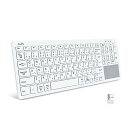 Ewin Bluetooth/USB 無線両対応キーボード 2.4Gh...(2)