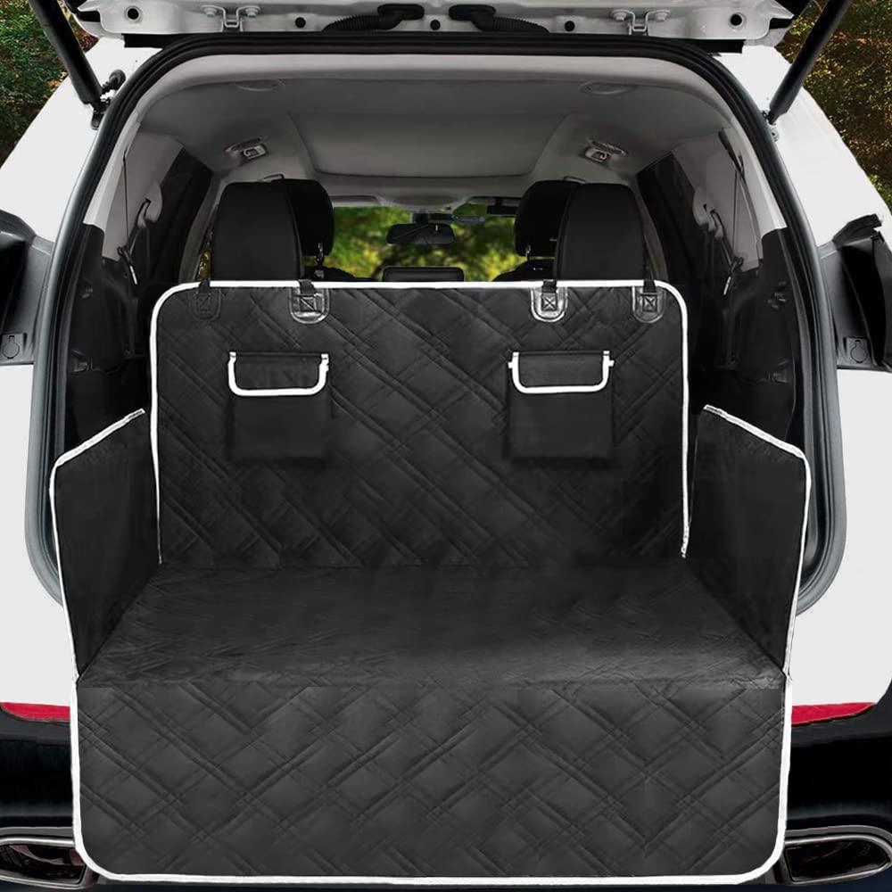 Temiry 車用 ラゲッジマット 撥水 荷台マット 汚れに強い 後部座席 滑り止め カーゴマット 600D オック..