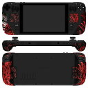 PlayVital Steam Deckに対応用プロフェッショナルテクスチャードソフトラバーパッドハンドルグリップステッカー、トラックパッドスキングリップ強化バックボタン保護ステッカーセットサムグリップキャップ付き - ハニカムテクスチャード ピエロHahaha