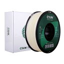 eSUN ABS 3Dプリンターフィラメント ABS 寸法精度+/-0.05mm、1.75mm径 3Dプリンター用 正味量1KG (2.2LBS) スプール造形材料ABS材料 (ナチュラル)