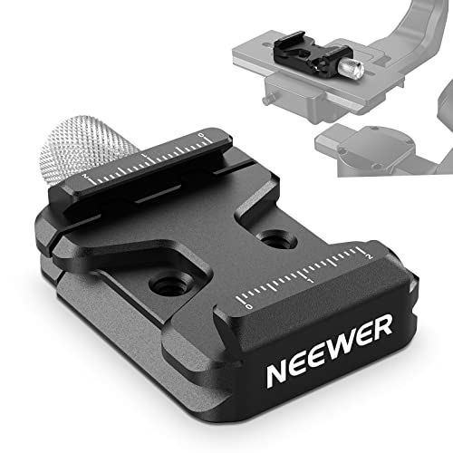 NEEWER Arcaタイプクイックリリースクランプ DSLRカメラ用 ミラーレスカメラ用 DJI Ronin S/SC ZHIYUNクレーンシリーズ WEEBILL Sジンバルスタビライザー GA004 に対応