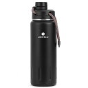 SANTECO 水筒 KTWOシリーズ 710ml スポーツボトル 保温 保冷 真空断熱 魔法瓶 ステンレスボトル ストラップ付き 直飲み 漏れ防止 持ち運び ...