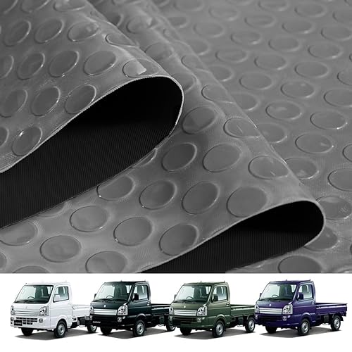 荷台ゴムマット 軽トラック用 2.3mm 軽トラマット 積荷 耐久性 荷台ゴムマット 滑り止め 140cmX200cm ..