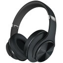 DOQAUS(ドカアス) ヘッドホン Bluetooth5.3 ワイヤレスヘッドホン 最大80時間連続再生 3EQサウンドモード オーバーイヤーヘッドホン マイク内蔵 有線対応 密閉型 メモリーフォーム 耳に優しい 携帯・パソコン・ウォークマン対応 LIFE3 (ブラック)(2)