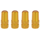 YFFSFDC 自転車 仏式 バルブキャップ 4個セット アルミ合金製 タイヤ バルブ キャップ アルミバルブキャップ フレンチバルブ ロードバイク ドレスアッ...